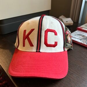 Big Boy Headgear Negro Leagues Baseball Museum KC Hat Red White Cotton Cap OSFA